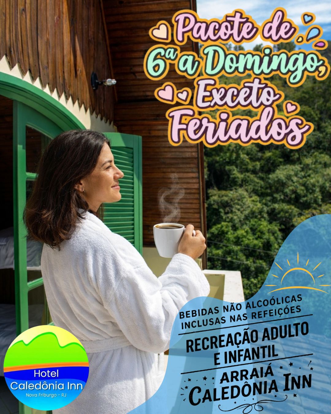 1-PACOTE DE 6ª A DOMINGO 2026.